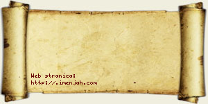 Natalija Lalović vizit kartica